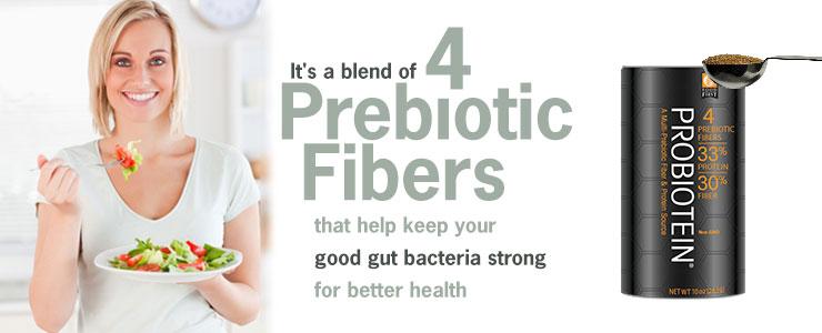 It's a blend of 4 Prebiotic Fibers